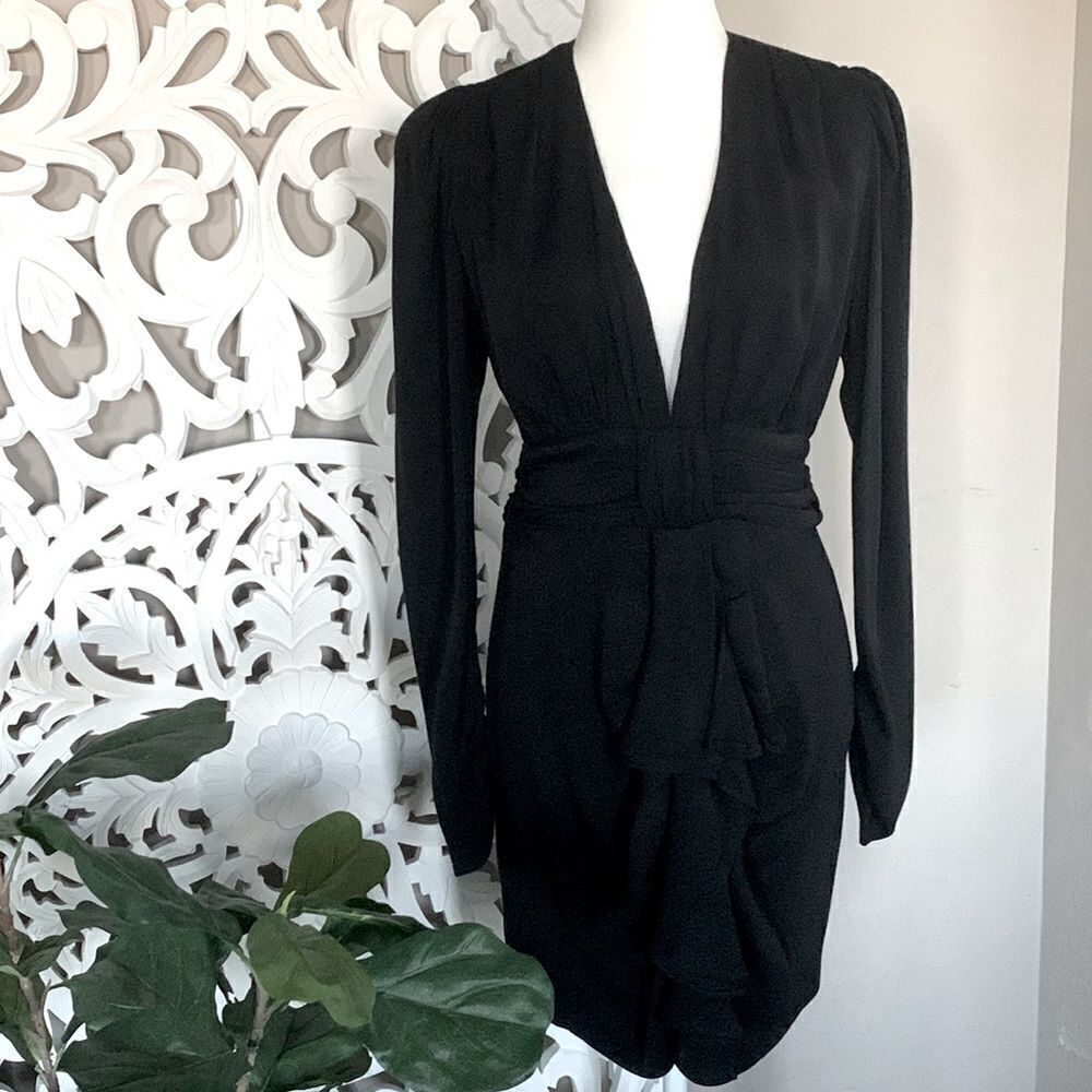 AFRM Ruched & Ruffled Mini Dress - Picture 5 of 15